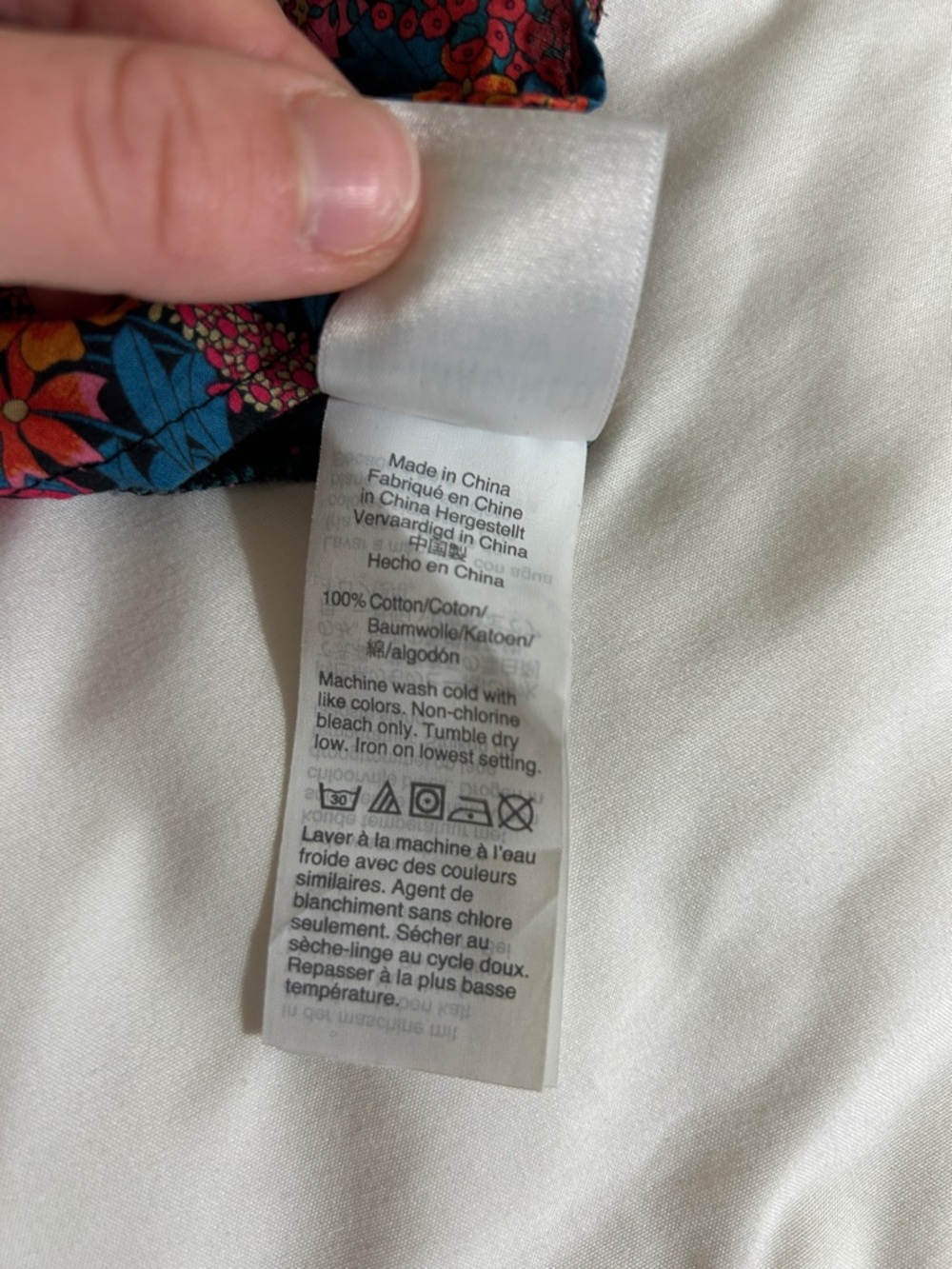 J. Crew Liberty Fabrics floral button up top - Picture 5 of 5